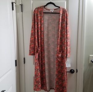 NWT floral print lularoe Sarah cardigan